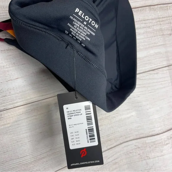 Peloton Cadence Peak Strappy Speed Up Sports Bra - Picture 6 of 10